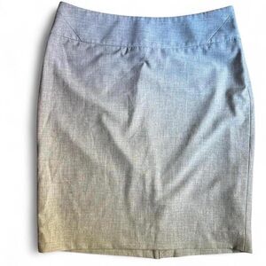 The Limited Light Gray Pencil Skirt